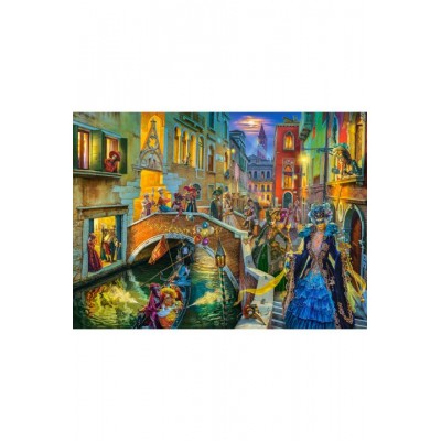 Puzzle  Castorland-300662 Venediger Karneval