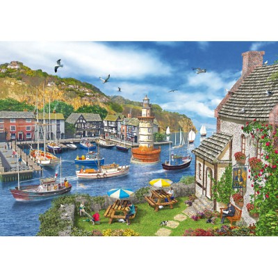 Wentworth-682702 Holzpuzzle - Dominic Davison: The Village Harbour