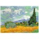 Holzpuzzle - Van Gogh - Wheat Field with Cypresses