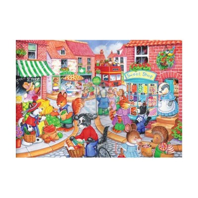 Puzzle The-House-of-Puzzles-1837 XXL Teile - In The Town
