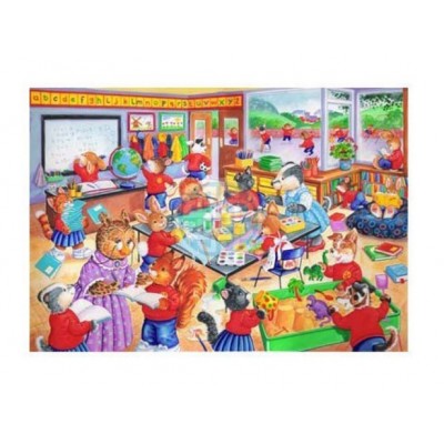 Puzzle The-House-of-Puzzles-1868 XXL Teile - School Days