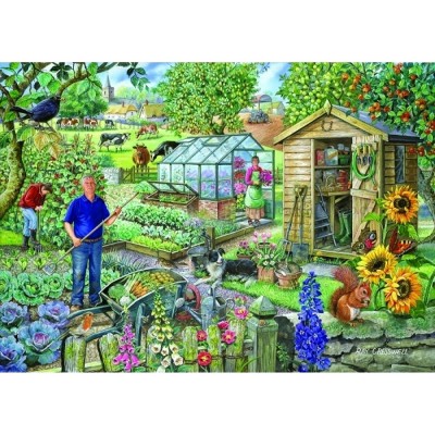 Puzzle The-House-of-Puzzles-2179 XXL Teile - At The Allotment