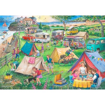Puzzle The-House-of-Puzzles-3824 Find the Differences No.10 - Camping