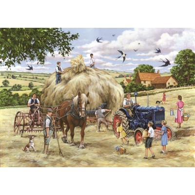 Puzzle The-House-of-Puzzles-4548 XXL Teile - Making Hay