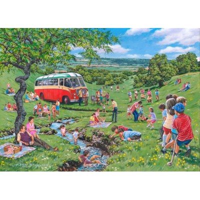 Puzzle The-House-of-Puzzles-4821 XXL Teile - Darley Collection - Sunday Picnic