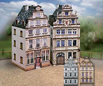 Puzzle Schreiber-Bogen-697 Kartonmodelbau: Altstadt-Set 6