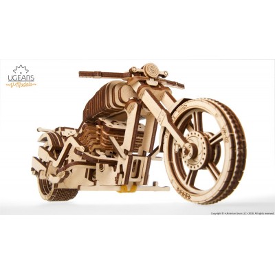 Ugears-12082 3D Holzpuzzle - Bike