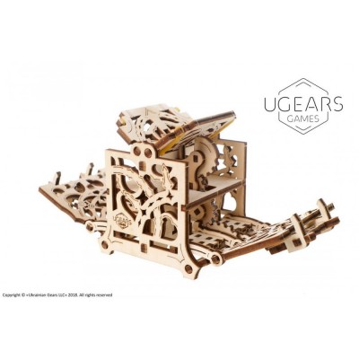 Ugears-12093 3D Holzpuzzle - Dice Keeper