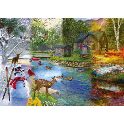 Puzzle Alipson-Puzzle-50028 Wandel der Jahreszeiten