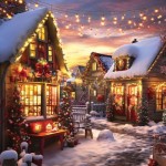 Puzzle  Alipson-Puzzle-50057 Christmas House