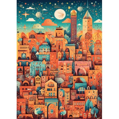 Puzzle  Alipson-Puzzle-F-50114 Erstaunliche Stadt