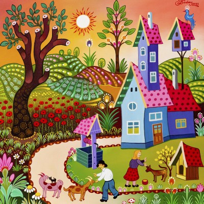 Puzzle Alipson-Puzzle-F-50258 Poppie Garden