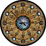  Art-Puzzle-4148 Puzzle-Uhr - Golden