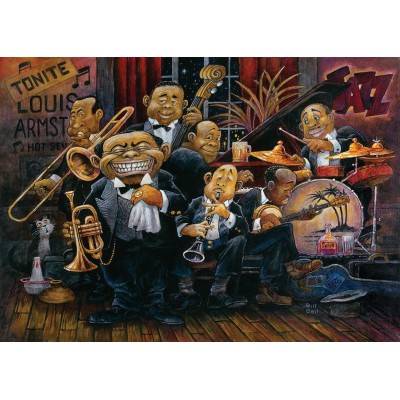 Puzzle Art-Puzzle-4273 The Orchestra of Louis Armstrong