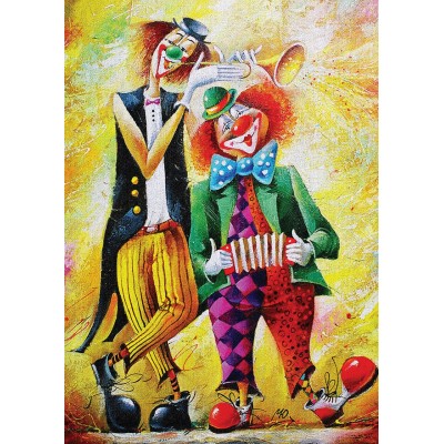 Puzzle  Art-Puzzle-5030 Clowns Musiker
