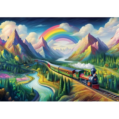 Puzzle Art-Puzzle-5035 XXL Teile - Rainbow Express