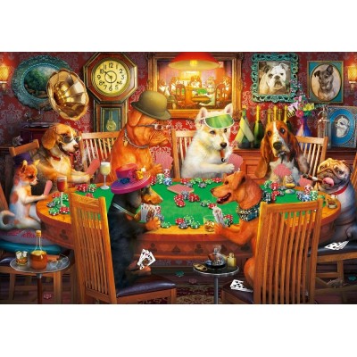 Puzzle  Art-Puzzle-5094 The Gambler Dogs