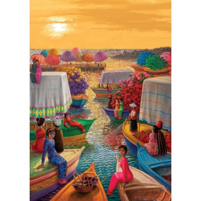 Puzzle Art-Puzzle-5238 Blumenhafen