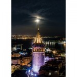  Art-Puzzle-5241 Neon Puzzle - Galata Tower