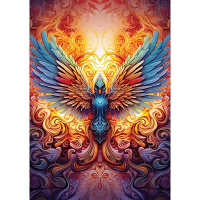 Puzzle  Art-Puzzle-5253 Colorful Phoenix