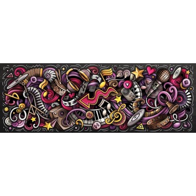 Puzzle Art-Puzzle-5351 Panorama - Die Elemente des Rhythmus