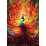 Puzzle  Art-Puzzle-5404 Colorful Peacock