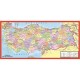 Die politische Landkarte der Türkei