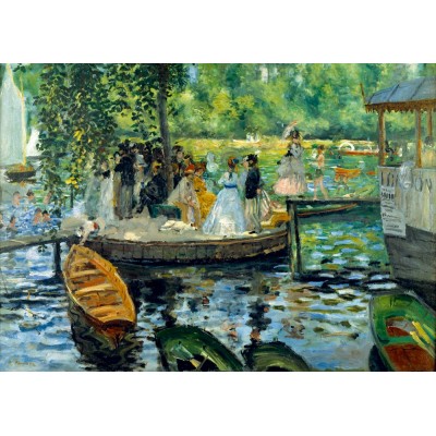 Puzzle  Art-by-Bluebird-60100 Renoir - La Grenouillère, 1869
