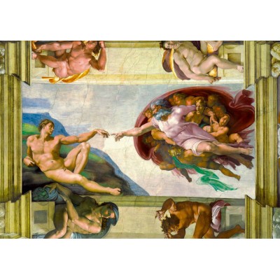 Puzzle  Art-by-Bluebird-F-60248 Michelangelo - The Creation of Adam, 1511