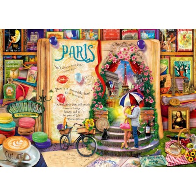 Puzzle  Bluebird-Puzzle-70239-P Life is an Open Book Paris