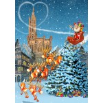 Puzzle  Bluebird-Puzzle-F-90066 François Ruyer - Cathédrale de Strasbourg à Noël