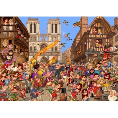 Puzzle  Bluebird-Puzzle-F-90317 La Cour des Miracles !