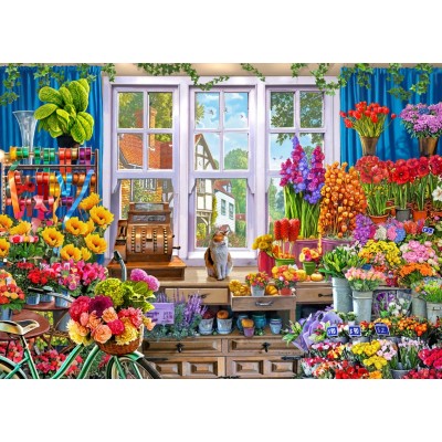 Puzzle  Bluebird-Puzzle-F-90570 Flower Shoppe
