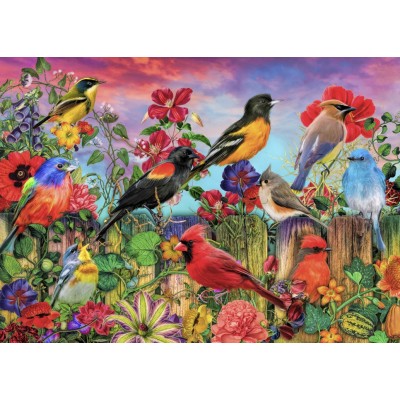Puzzle  Bluebird-Puzzle-F-90692 Birds and Blooms Garden