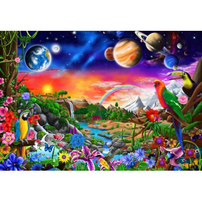 Puzzle  Bluebird-Puzzle-F-90696 Cosmic Paradise