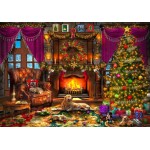 Puzzle  Bluebird-Puzzle-F-90700 Cosy Christmas Room