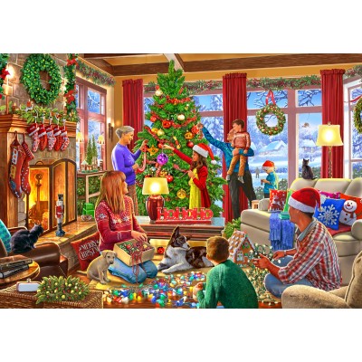 Puzzle  Bluebird-Puzzle-F-90795 Christmas Decorating