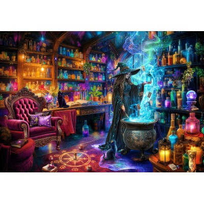 Puzzle  Bluebird-Puzzle-F-90934 The Witch's Lair