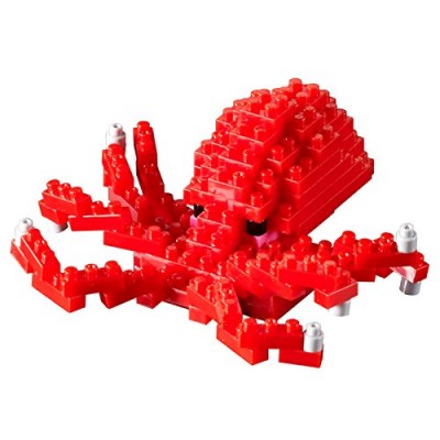 Brixies-58727 3D Nano Puzzle - Großer Oktopus
