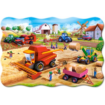 Puzzle Castorland-02436 XXL Teile - Farmarbeit