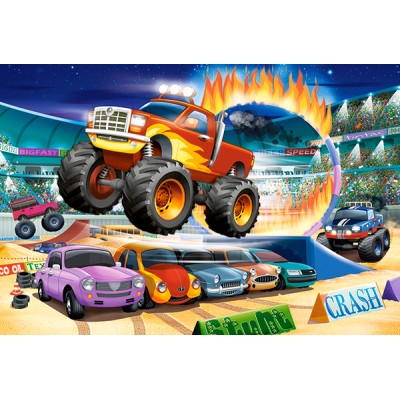 Puzzle Castorland-040308 XXL Teile - Jumping Monster Truck