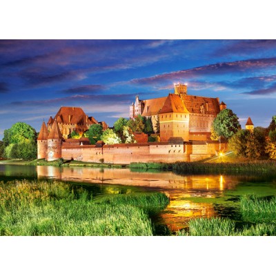 Puzzle  Castorland-103010 Schloss Malbork, Polen