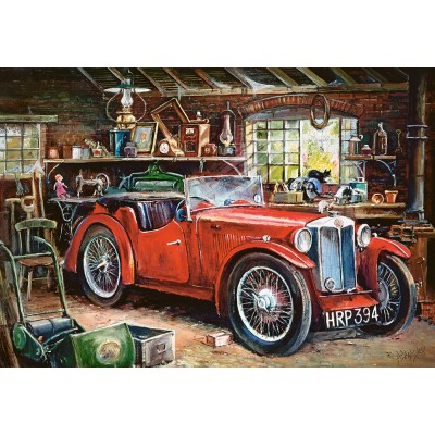Puzzle  Castorland-104574 Vintage Garage