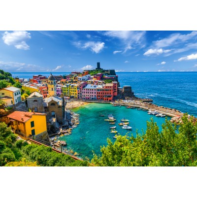 Puzzle  Castorland-105298 Vernazza, Italien