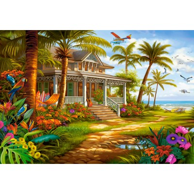 Puzzle  Castorland-152223 Palmenhaus