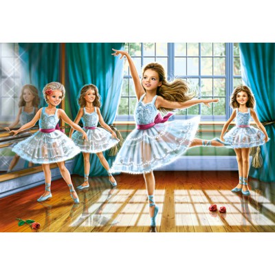Puzzle Castorland-27231 Die kleinen Ballerinas