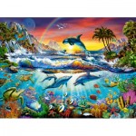 Puzzle  Castorland-300396 Paradiesische Bucht