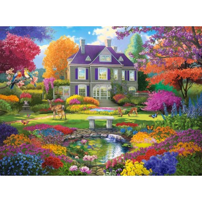 Puzzle  Castorland-300655 Garden of Dreams
