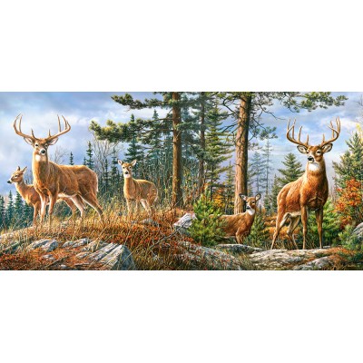 Puzzle  Castorland-400317 Royal Deer Family