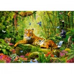 Puzzle  Castorland-53711 Seine Majestät der Tiger